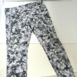 Women's Gray Patterned Pants